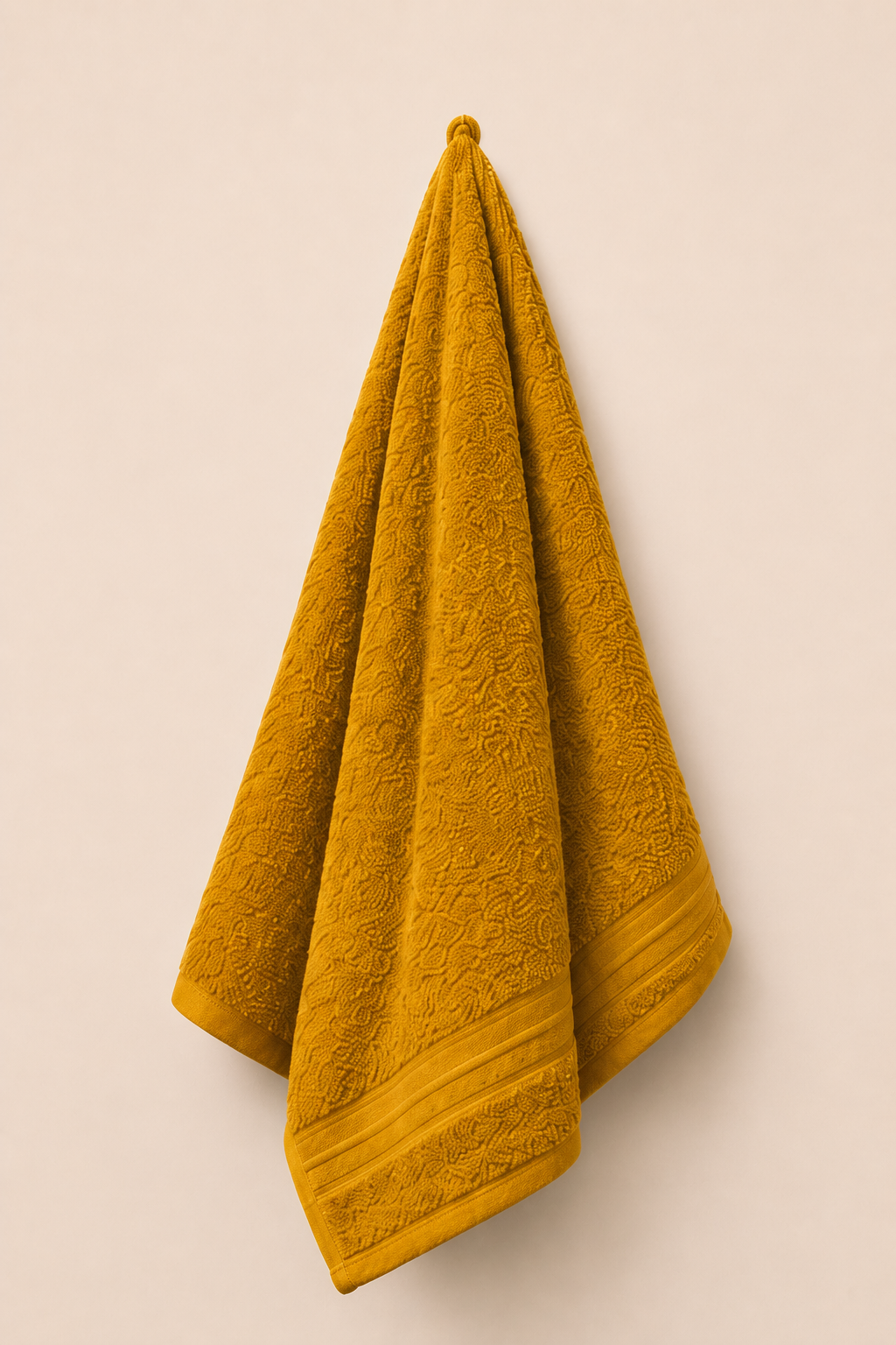 Pack of 2 Assorted Colors Bath Towels Set