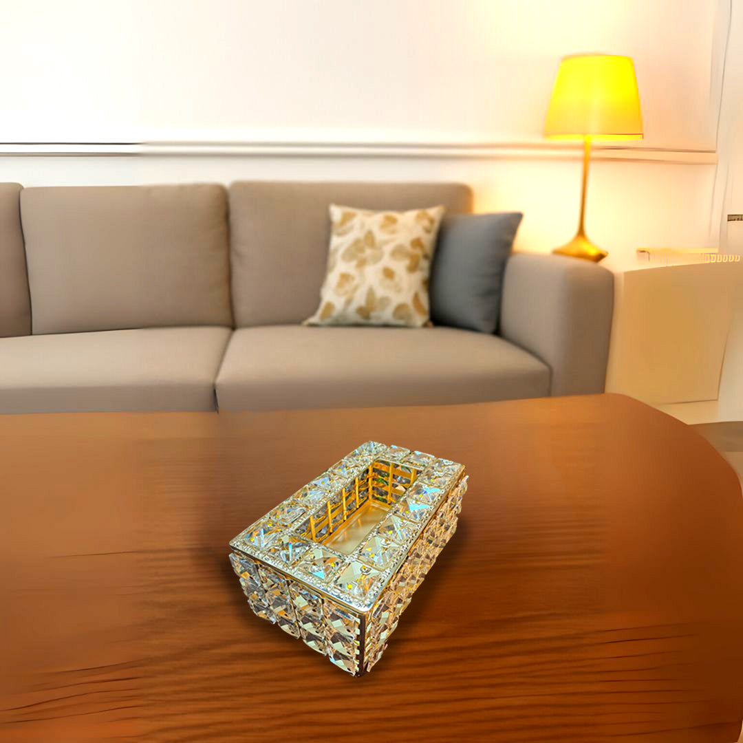 Crystal Beaded Tissue Box