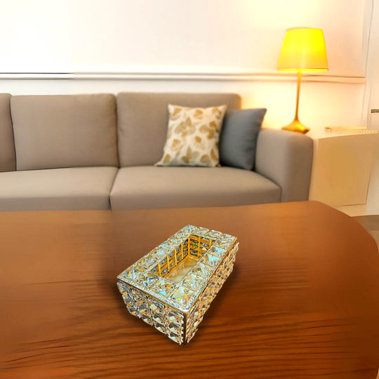 Crystal Beaded Tissue Box