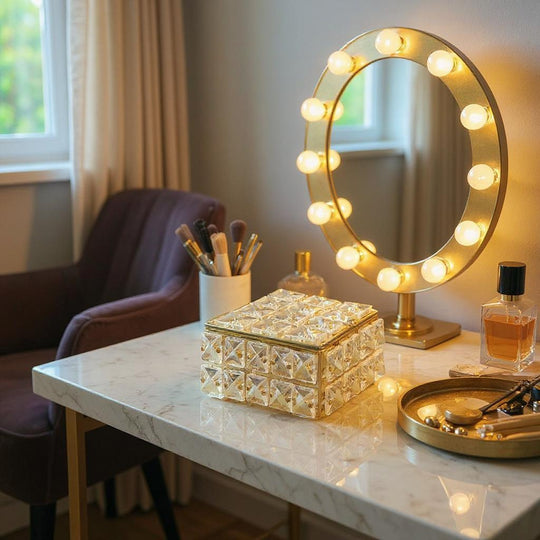 Crystal Beaded Jewellery Box