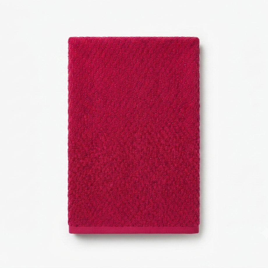 Premium Quality Dyed Jacquard Bath Sheet (Maroon)