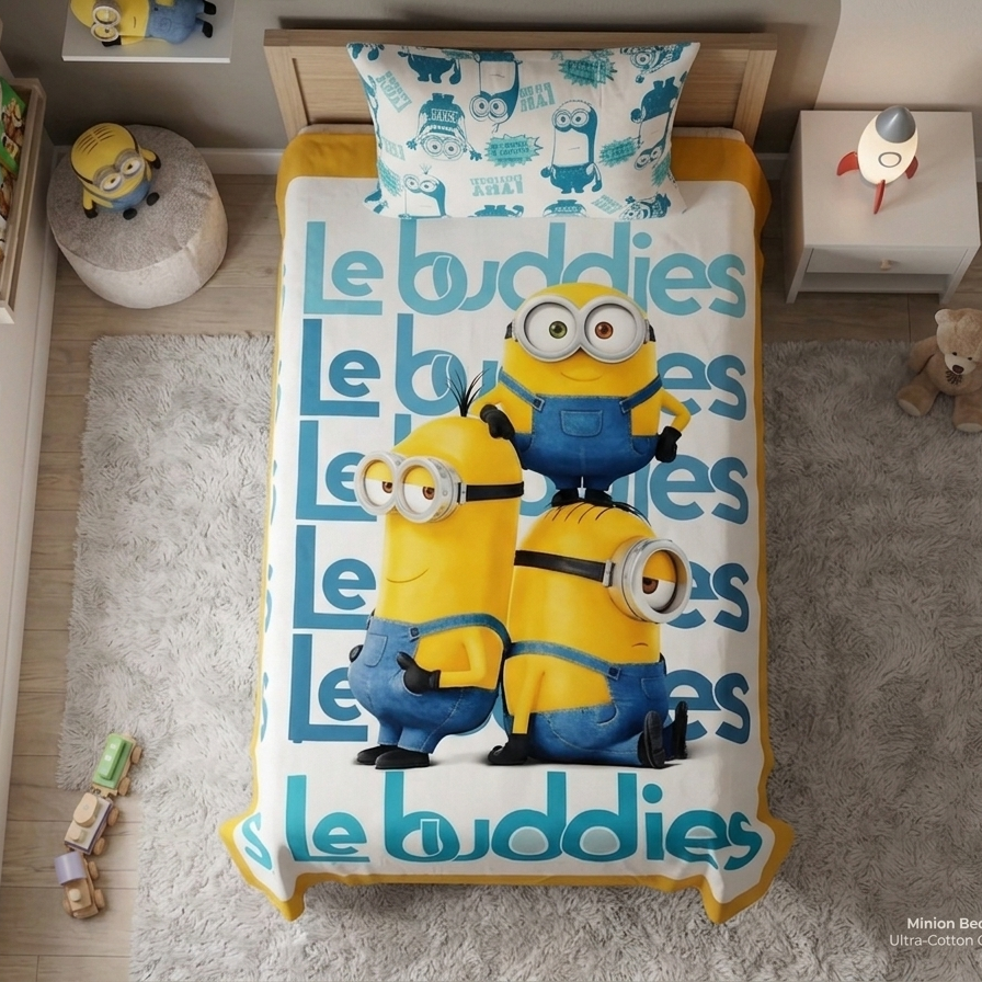 Kids Printed Bed Sheet Set (Single)