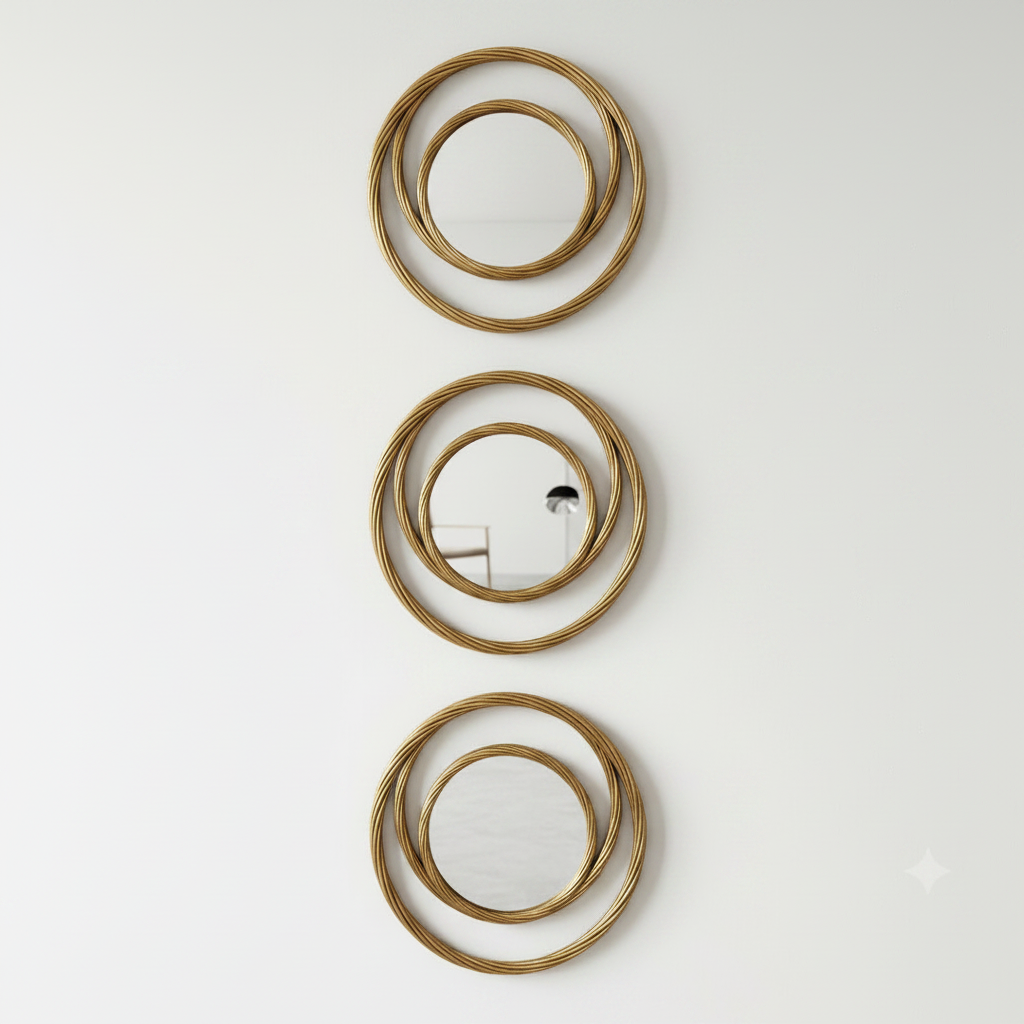 3-PCS Set of Ringo Style Mirrors