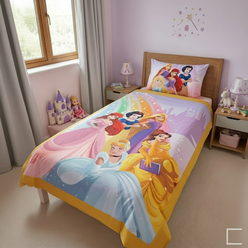 Kids Printed Bed Sheet Set (Single)
