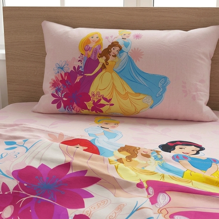 Kids Printed Bed Sheet Set (Single)