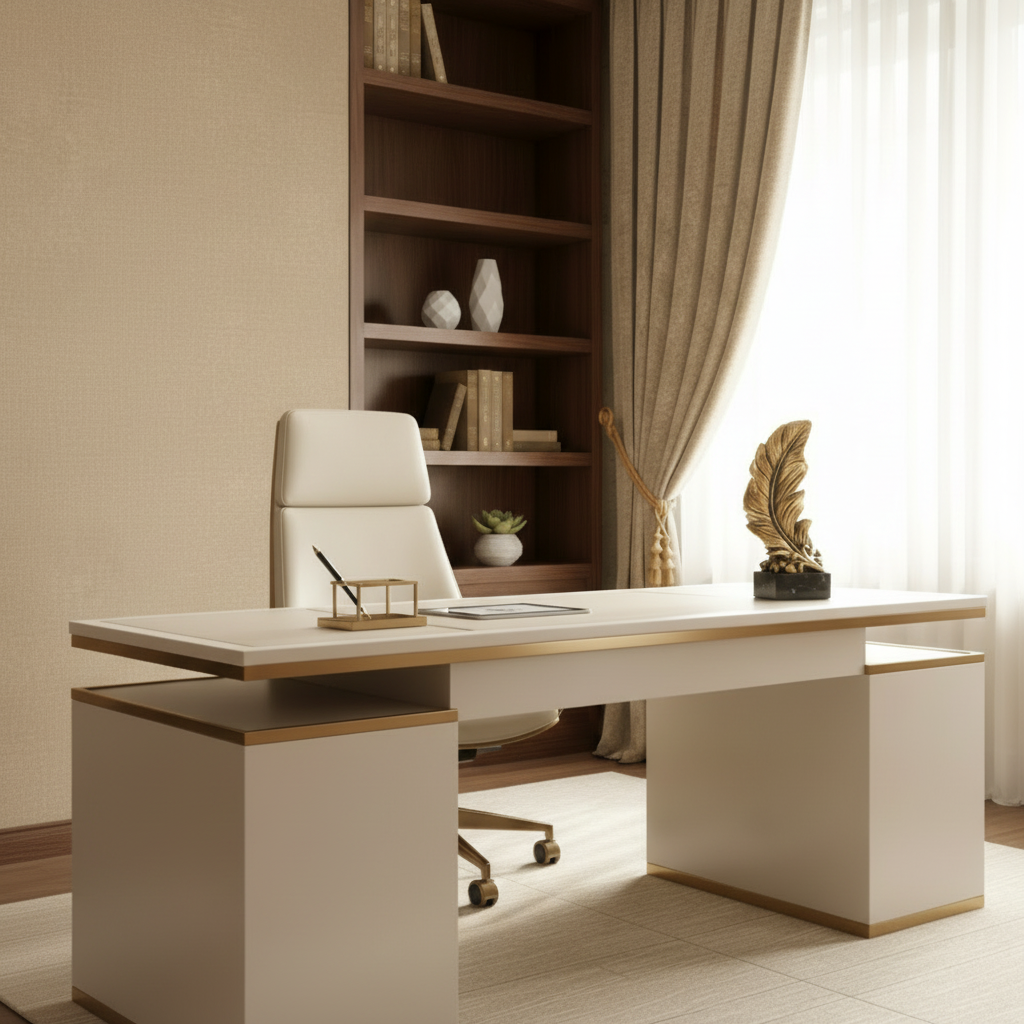 Golden-Black Vintage look Feather Sculpture