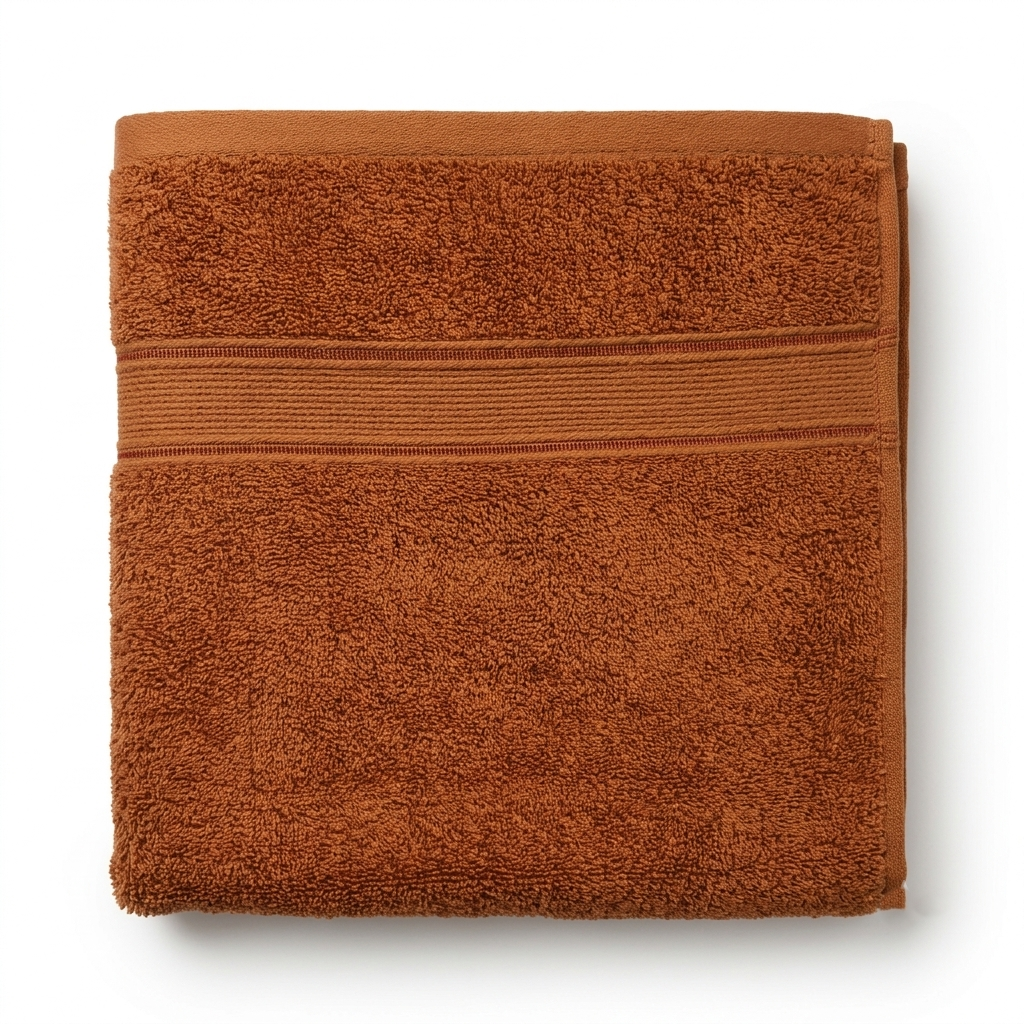 Premium Quality Dyed Bath Towel (Dark Brown)