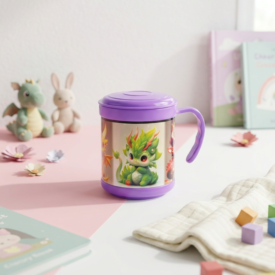 🌸 Cute Kids Cartoon Mug 🌸