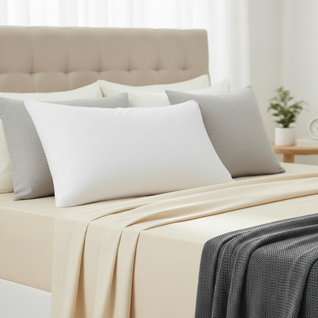Premium Quality Pillow filled with Imported Ball Fibers (Vacuum Packed)