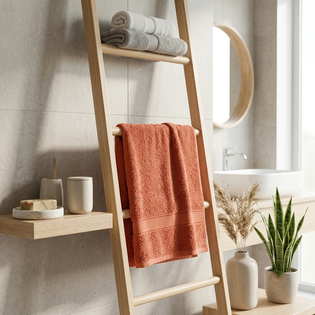 Premium Quality Dyed Bath Towel (Rust)