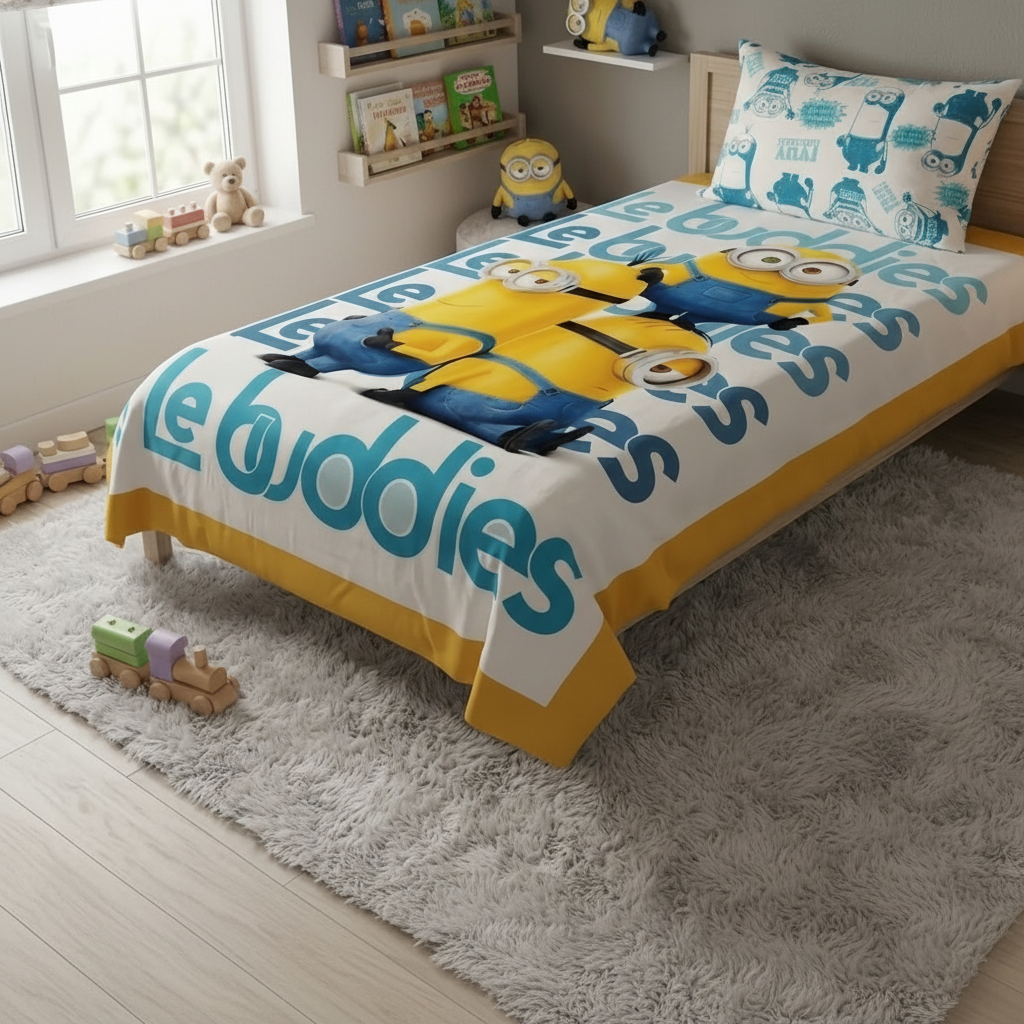 Kids Printed Bed Sheet Set (Single)