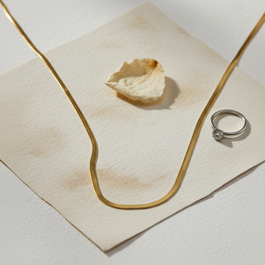 Trendy Golden Snake Chain in Gift Packing