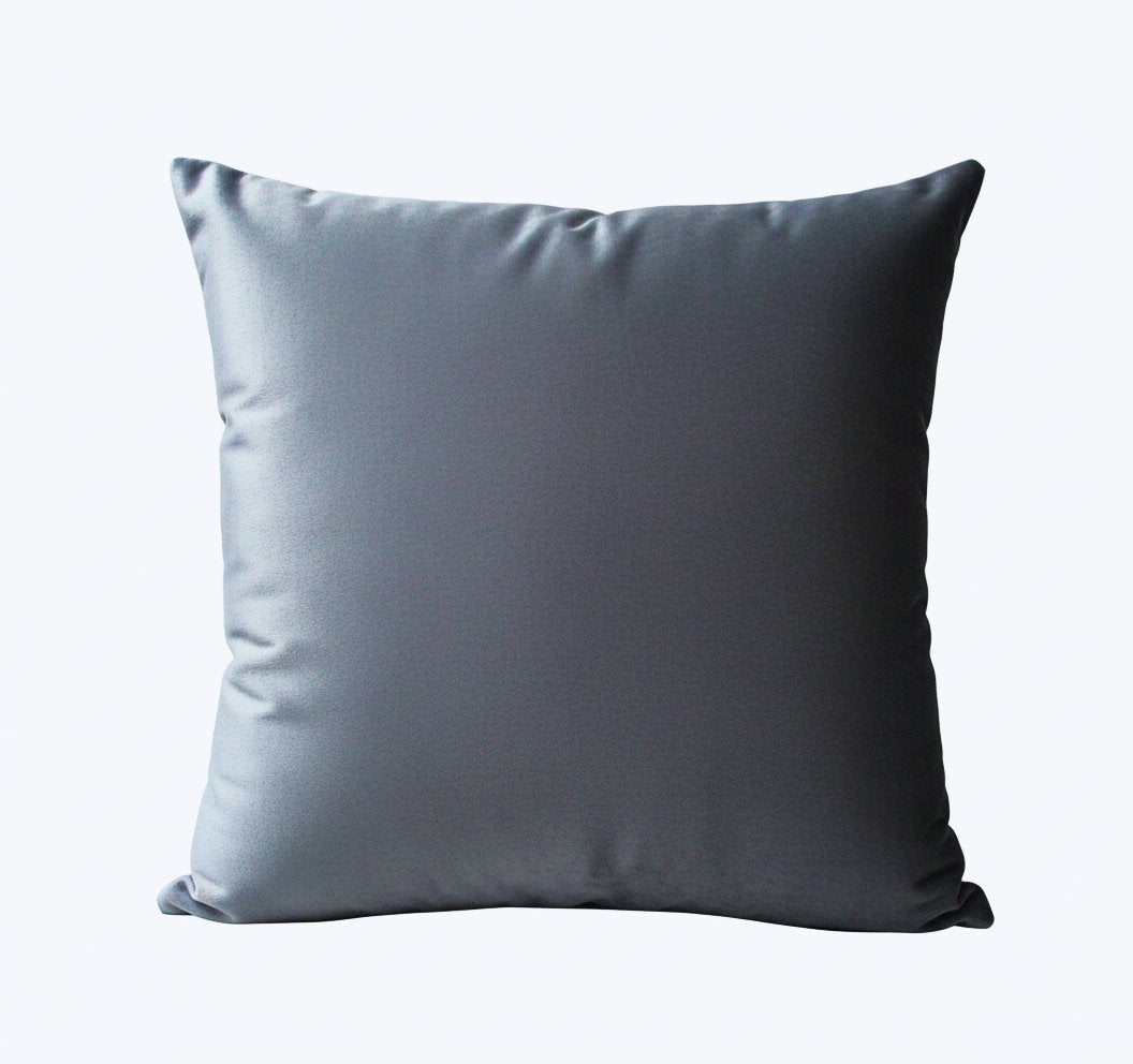 Pack of 2 Velvet Cushion Covers – Grey (Without Filling)