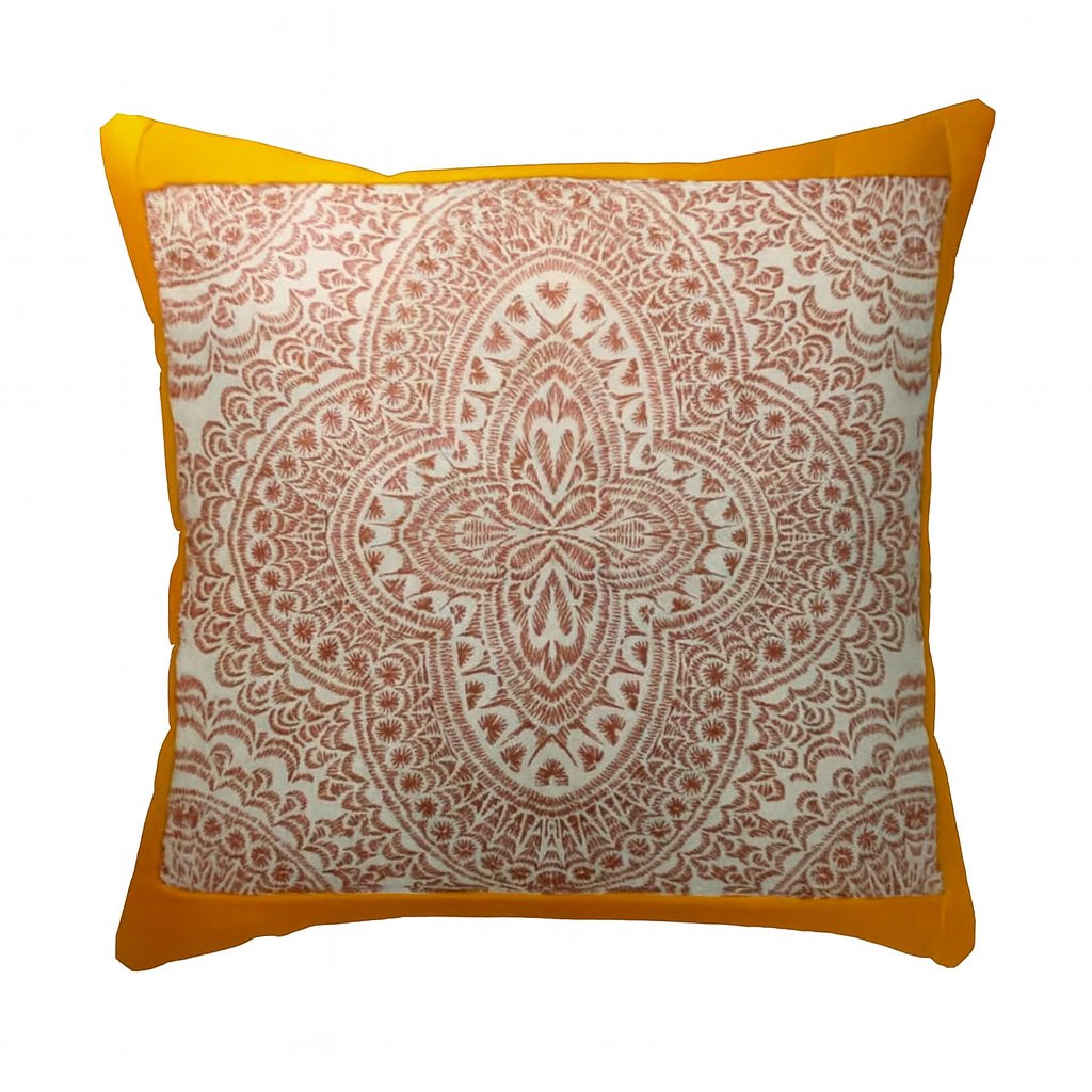 Pack of 2 Cotton Satin Decorative Cushion Covers (Without Filling)