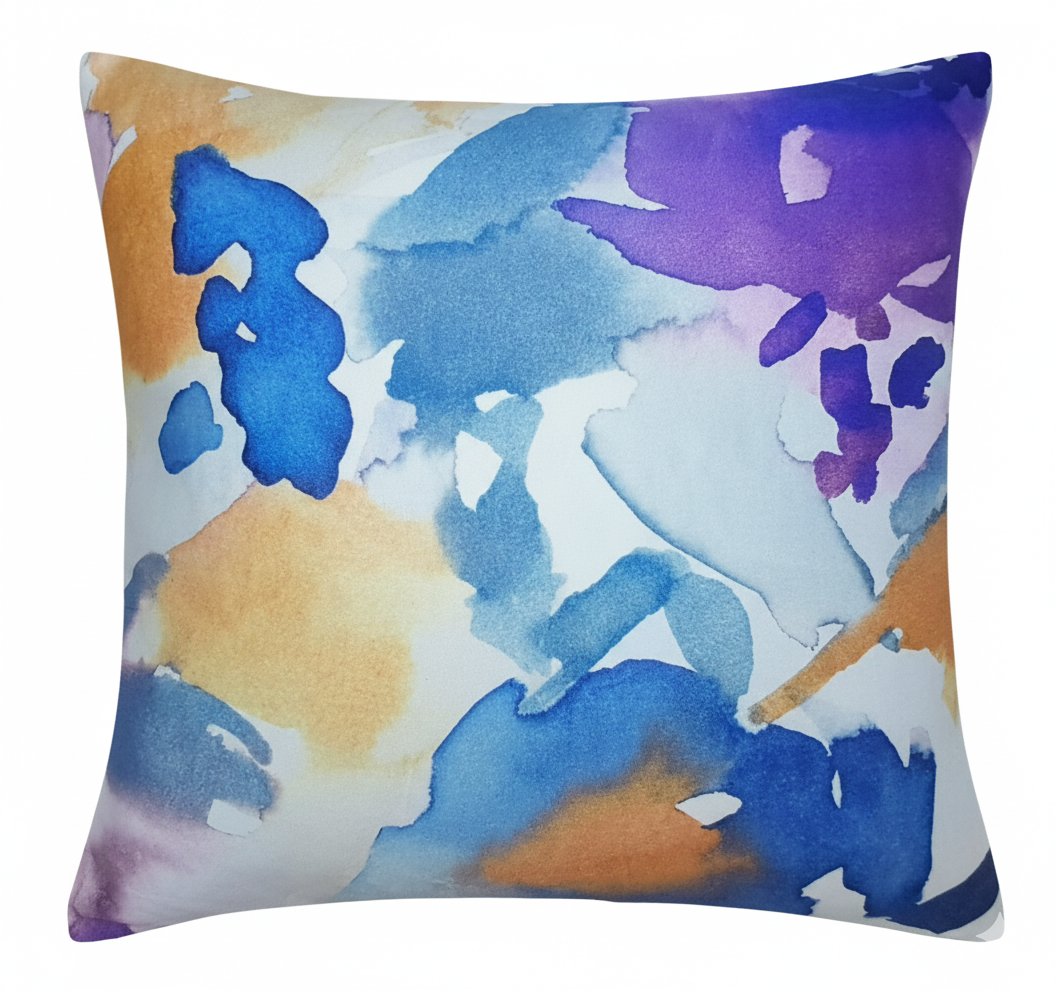 Pack of 2 Cotton Satin Digital Printed Cushion Covers (Without Filling)