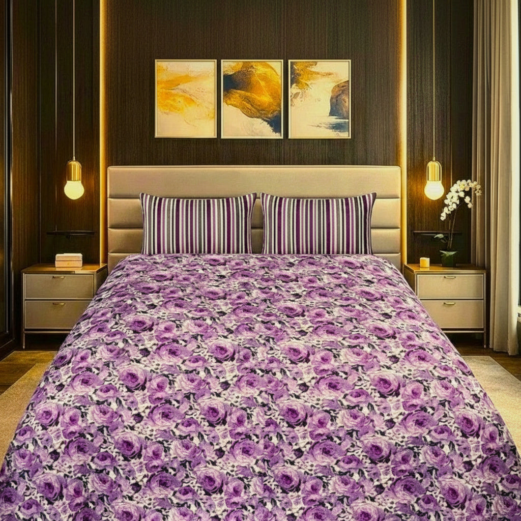 Printed Bed Sheet Set (King)