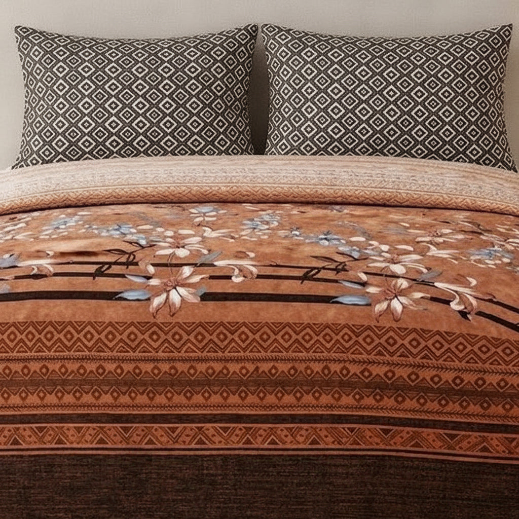 Printed Bed Sheet Set (King)