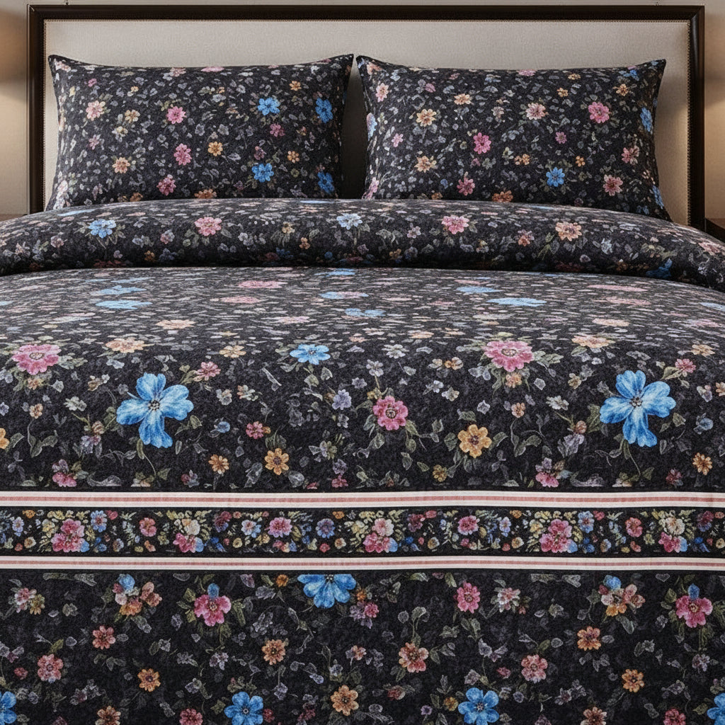 Printed Bed Sheet Set (King)