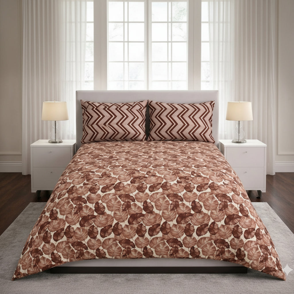 Printed Bed Sheet Set (King)