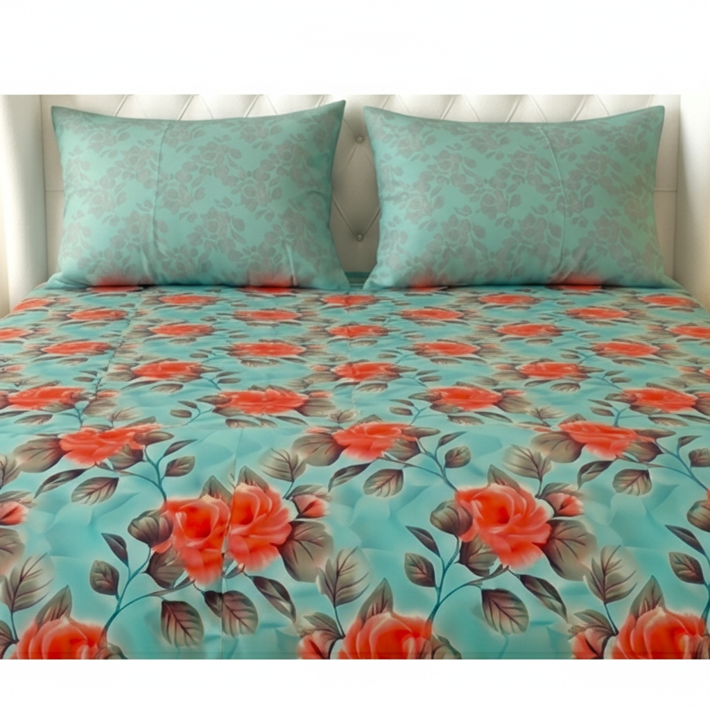 Printed Bed Sheet Set (King)