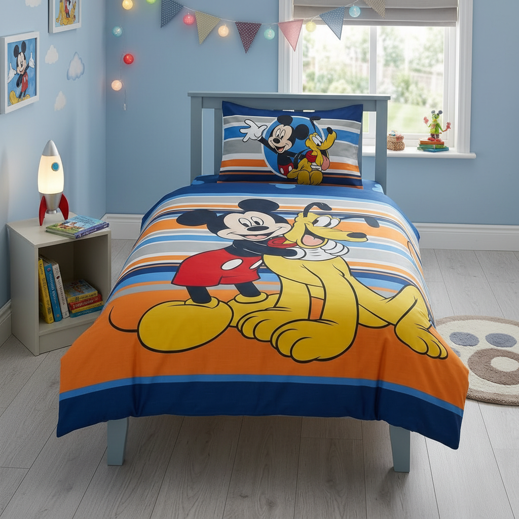 Kids Printed Bed Sheet Set (Single)