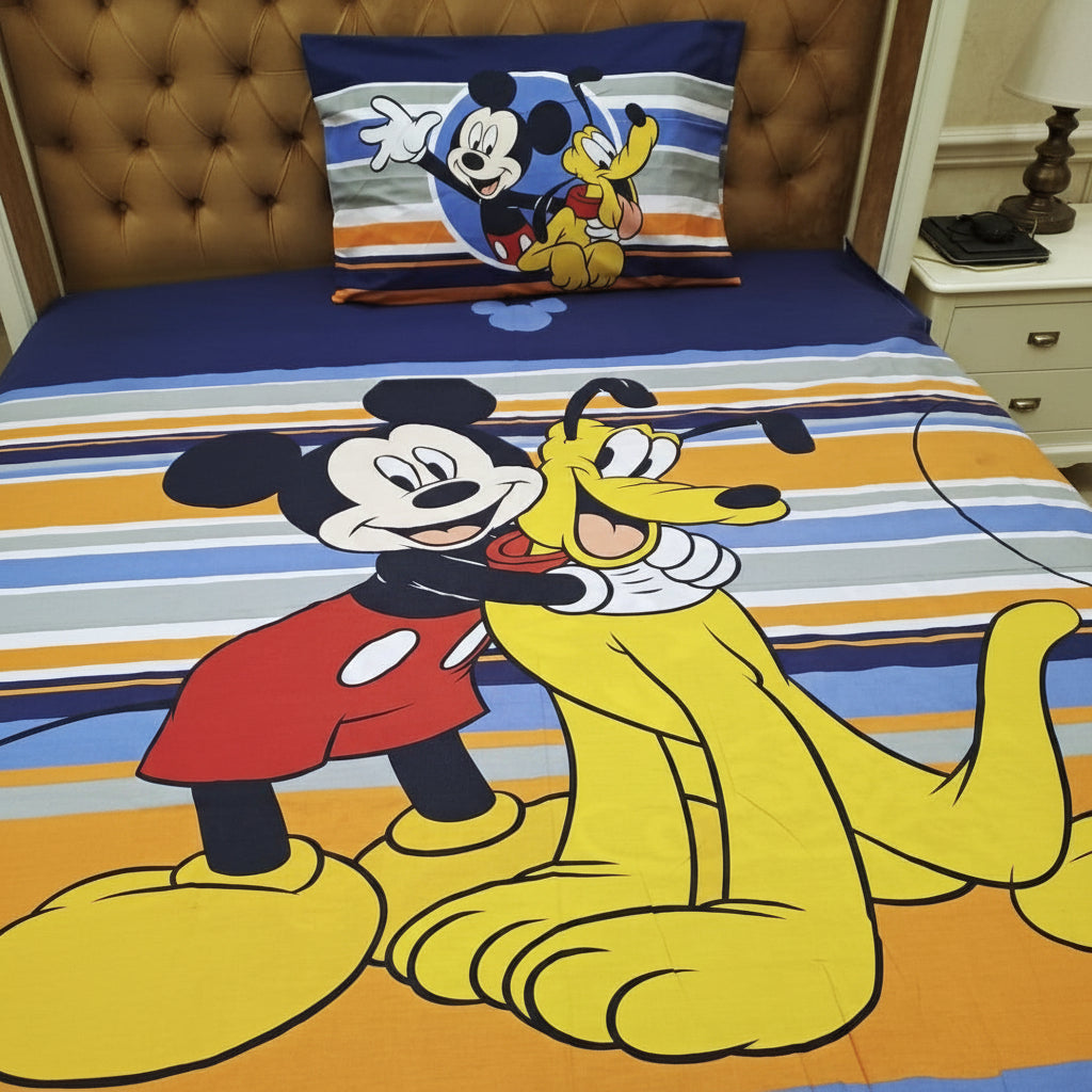 Kids Printed Bed Sheet Set (Single)