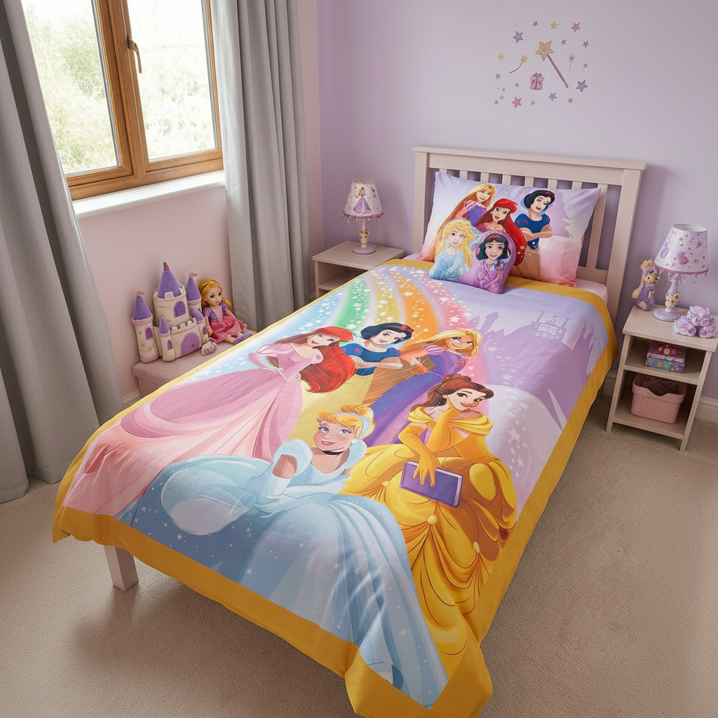 Kids Printed Bed Sheet Set (Single)