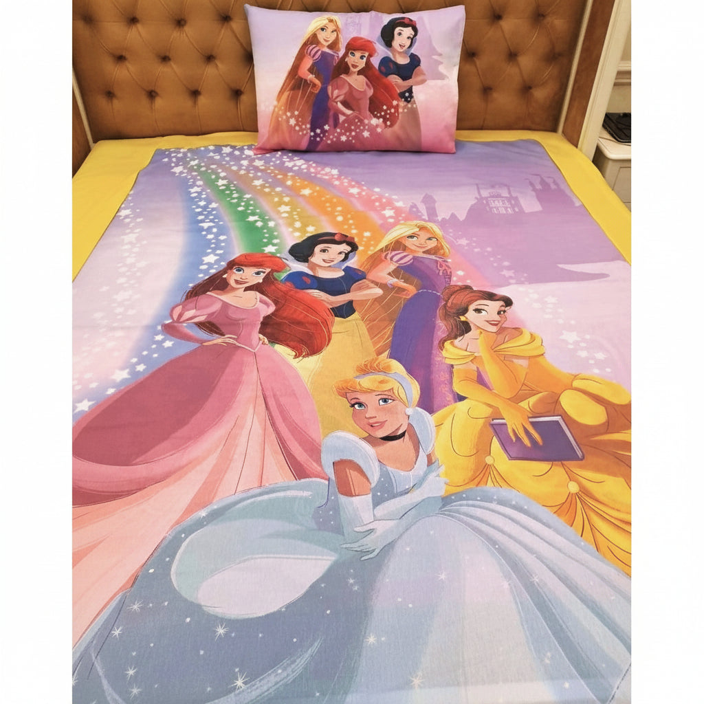 Kids Printed Bed Sheet Set (Single)