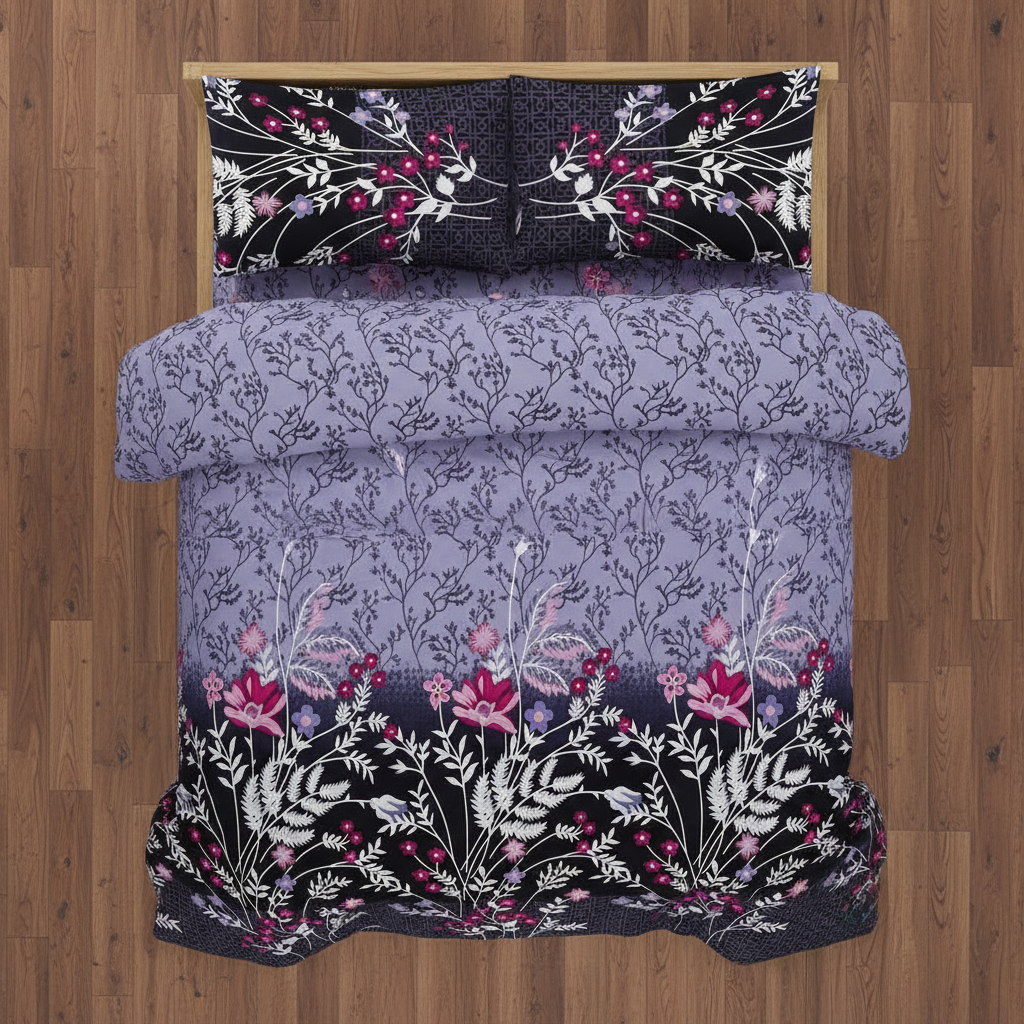 Printed Bed Sheet Set (King)