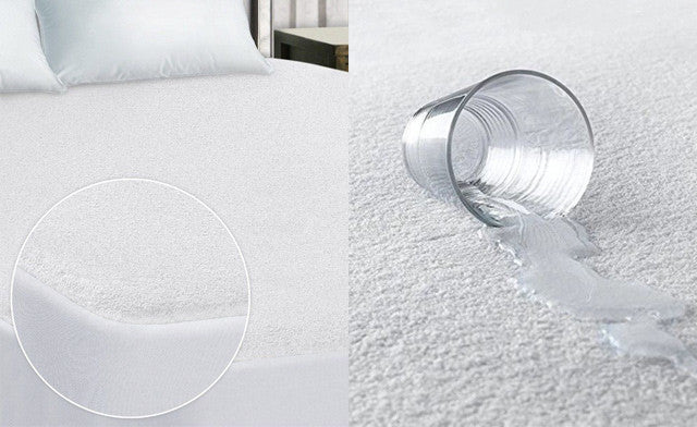 100% Cotton Terry Waterproof Mattress Protector (King)
