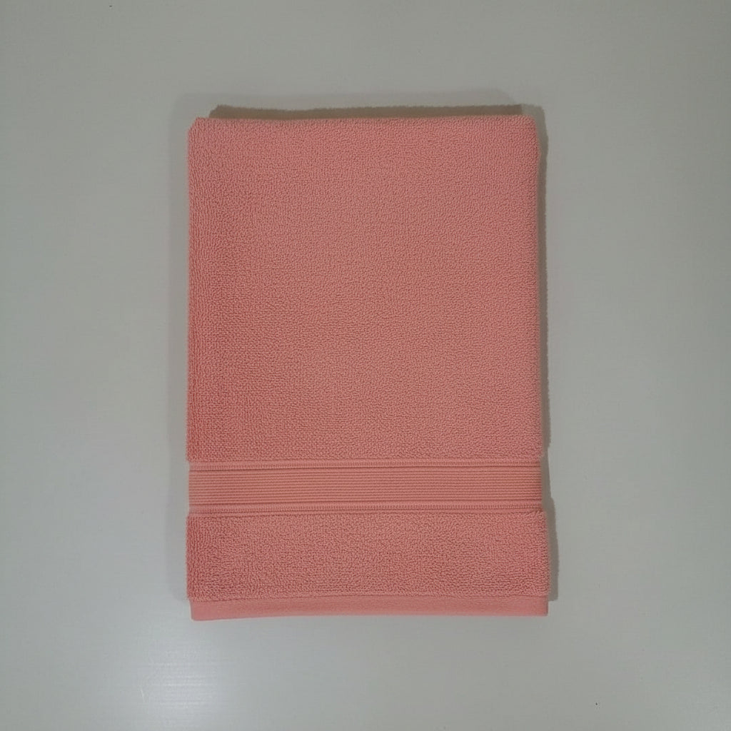 Premium Quality Dyed Bath Towel (Peach)