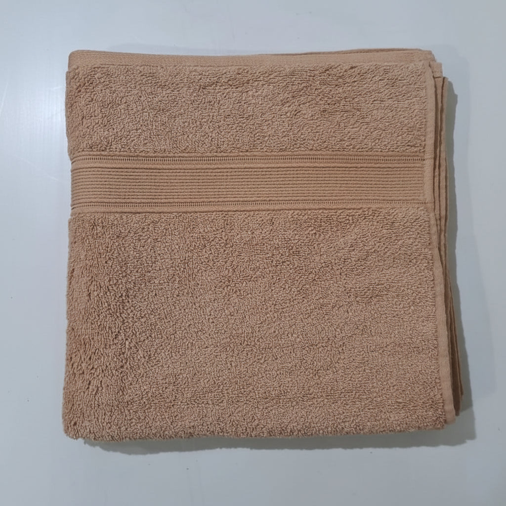 Premium Quality Dyed Bath Towel (Latte)