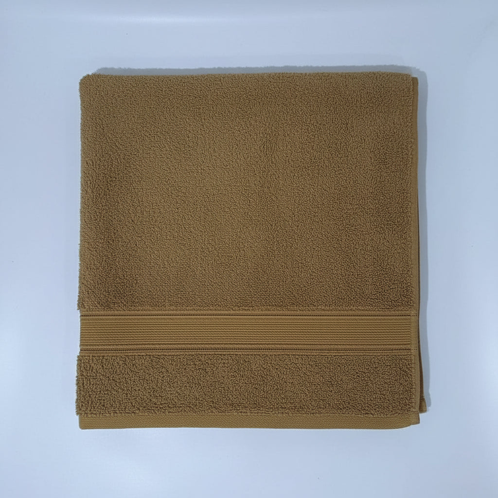 Premium Quality Dyed Bath Towel (Mid Brown)