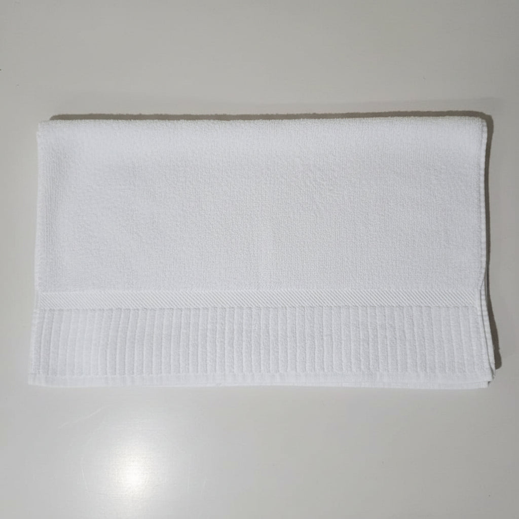 Premium Quality Dyed Bath Towel (White)