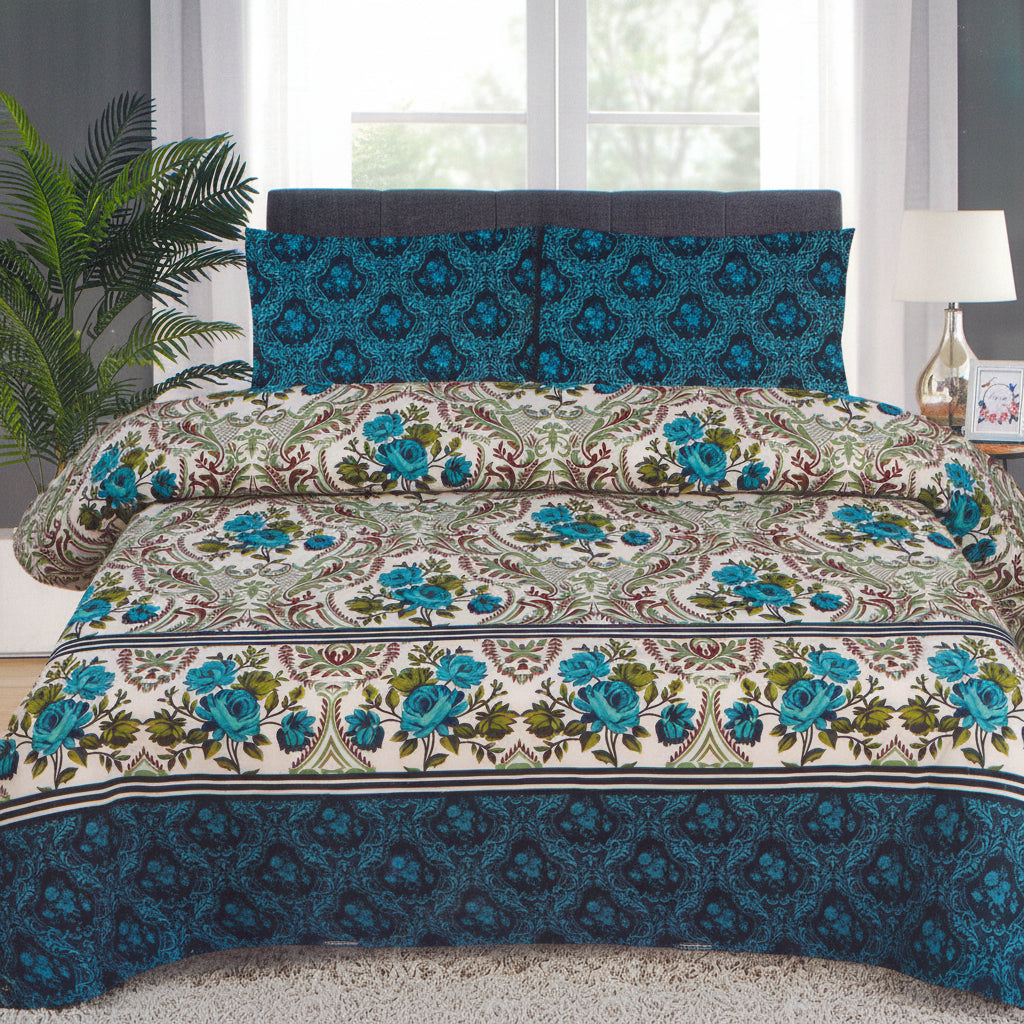 Signature Printed Bed Sheet Set – King Size
