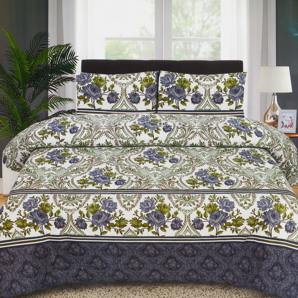 Signature Printed Bed Sheet Set – King Size