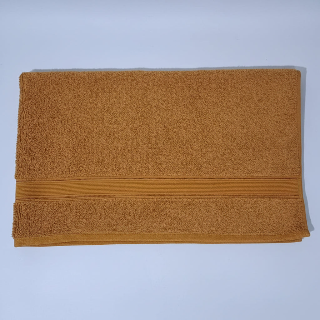 Premium Quality Dyed Bath Towel (Ochre)