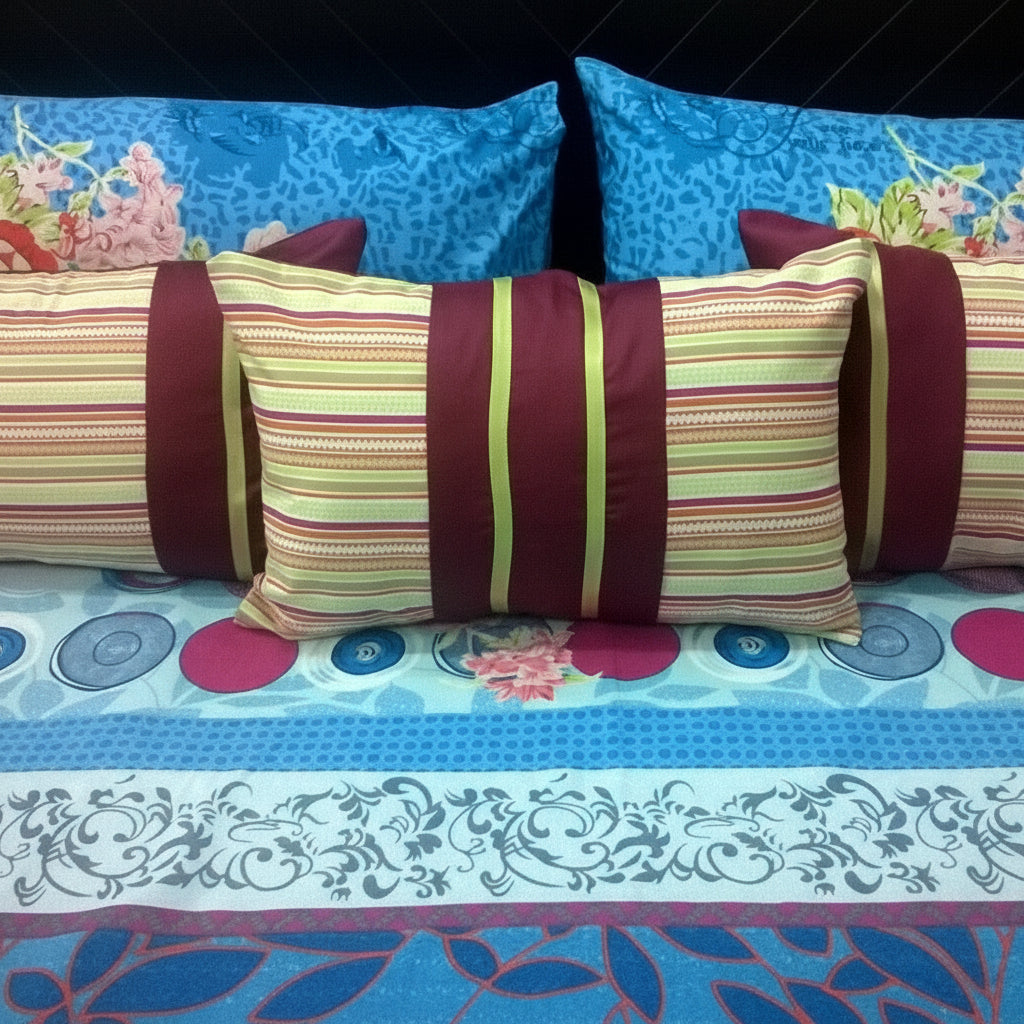 6-Pcs Designer Printed Bed Sheet Set (King)