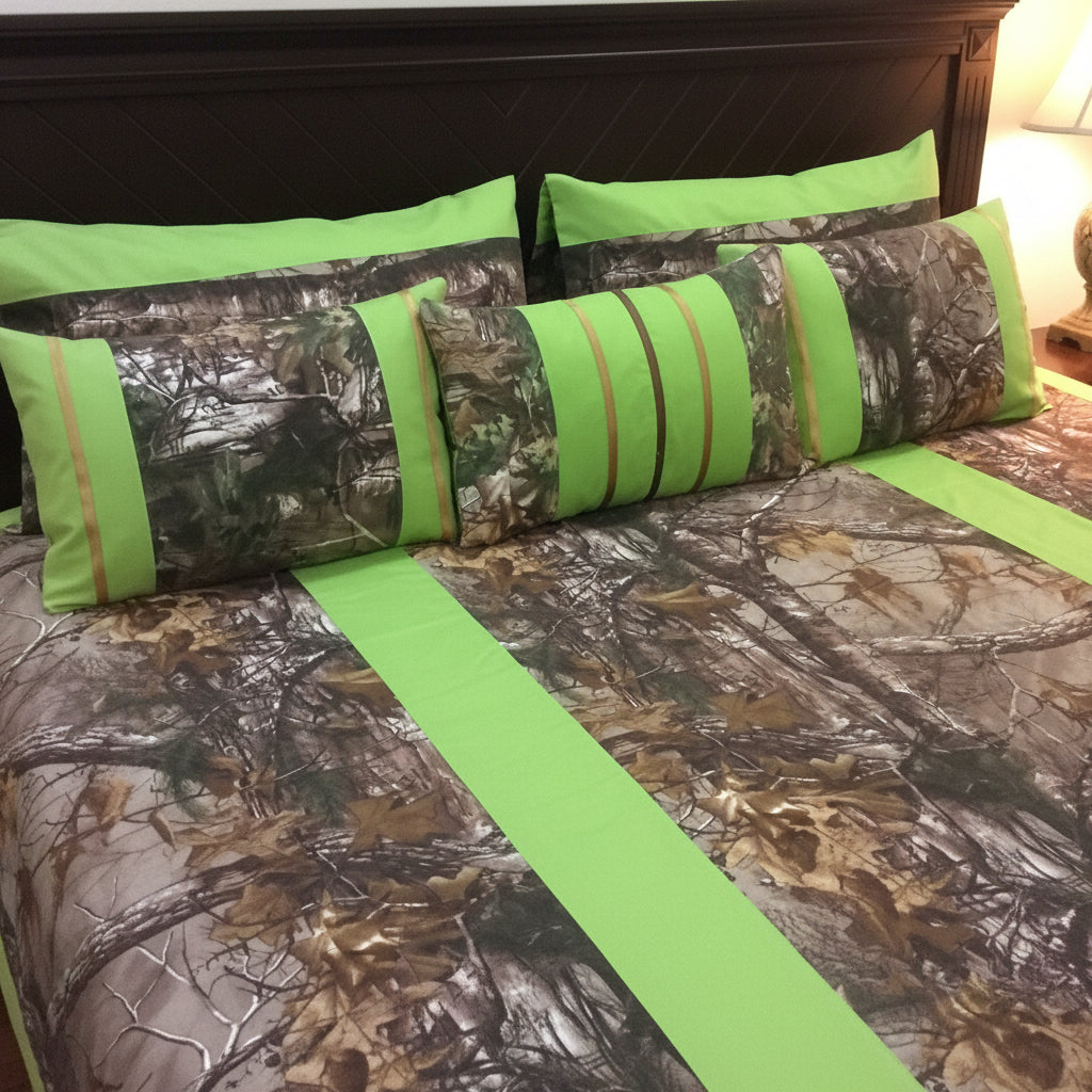 6-Pcs Designer Printed Bed Sheet Set (King)
