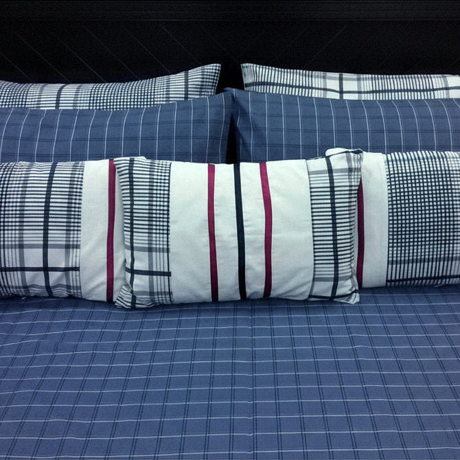 8-Pcs Designer Printed Bed Sheet Set (King)