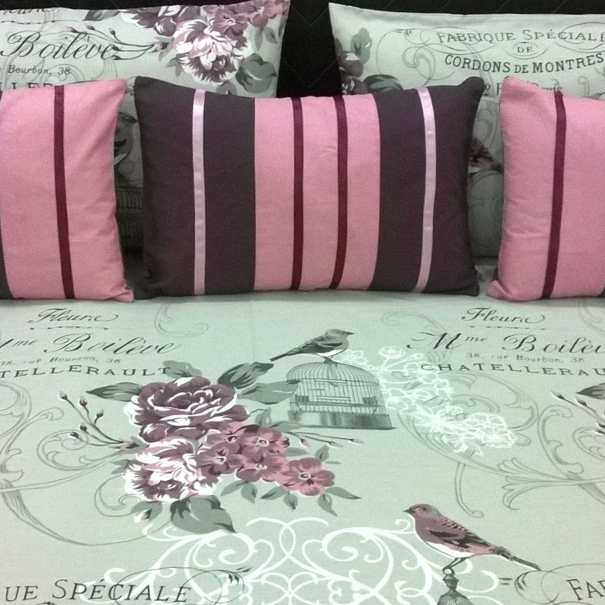 6-Pcs Designer Printed Bed Sheet Set (King)
