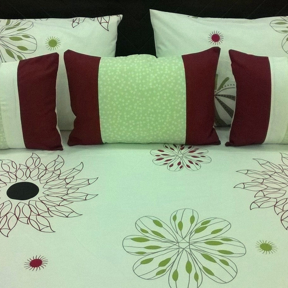 6-Pcs Designer Printed Bed Sheet Set (King)
