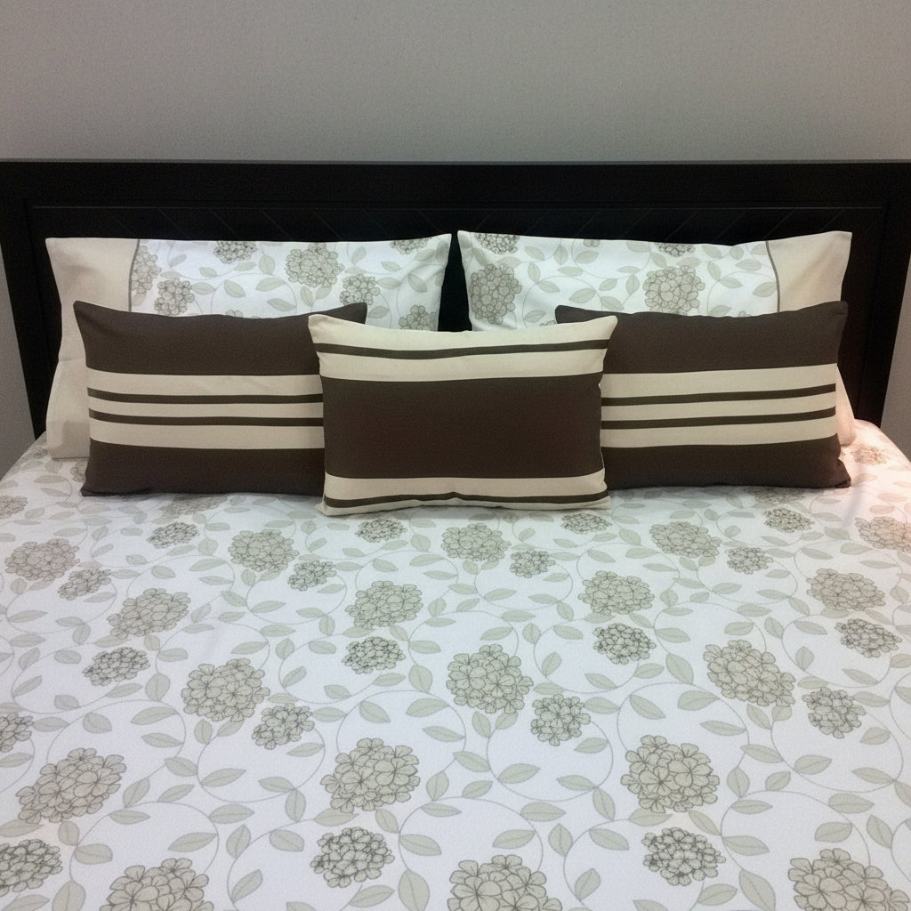 6-Pcs Designer Printed Bed Sheet Set (King)