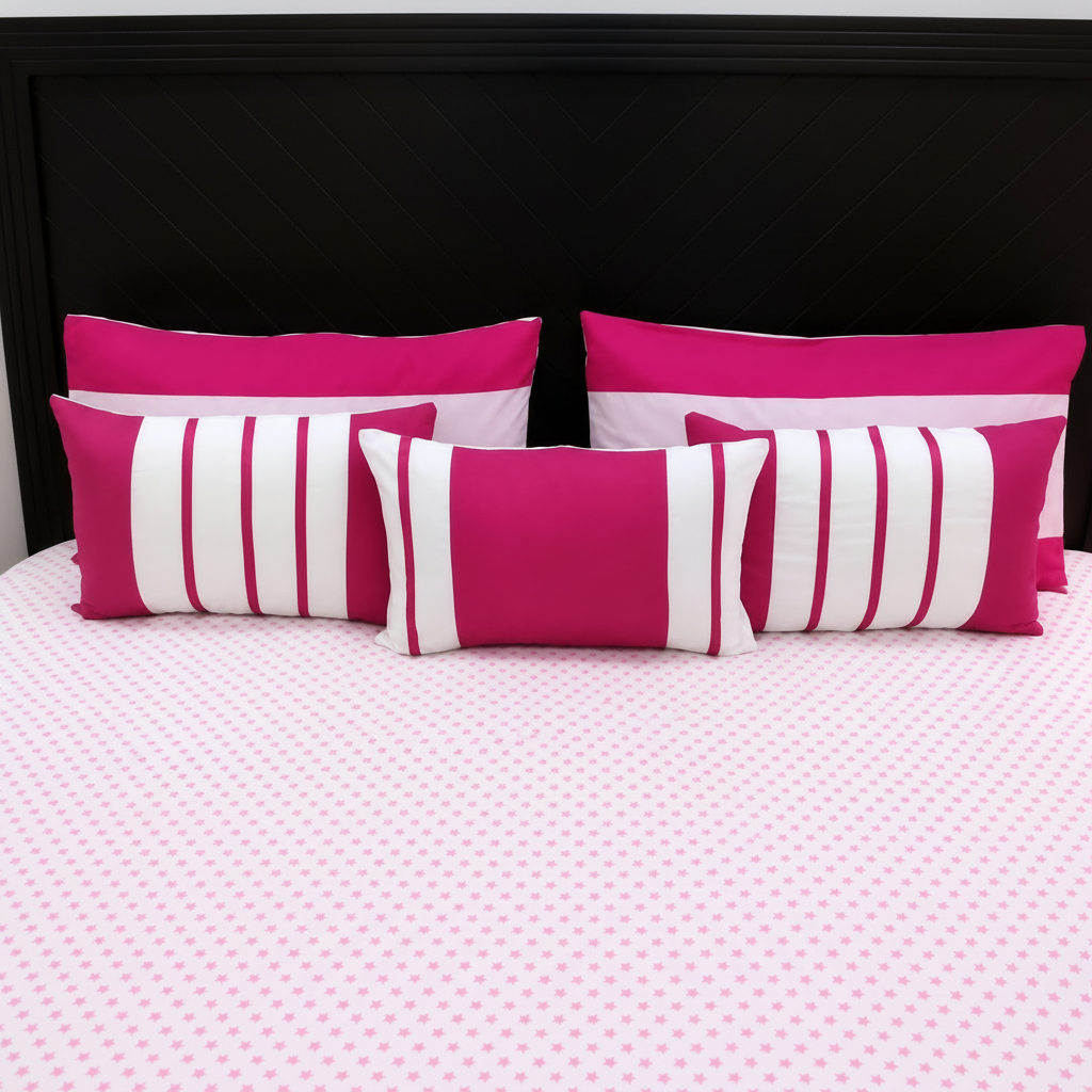 6-Pcs Designer Printed Bed Sheet Set (King)