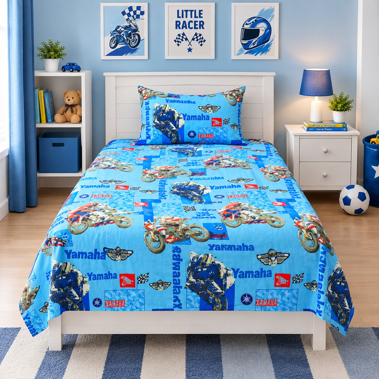 Kids Printed Bed Sheet Set (Single)