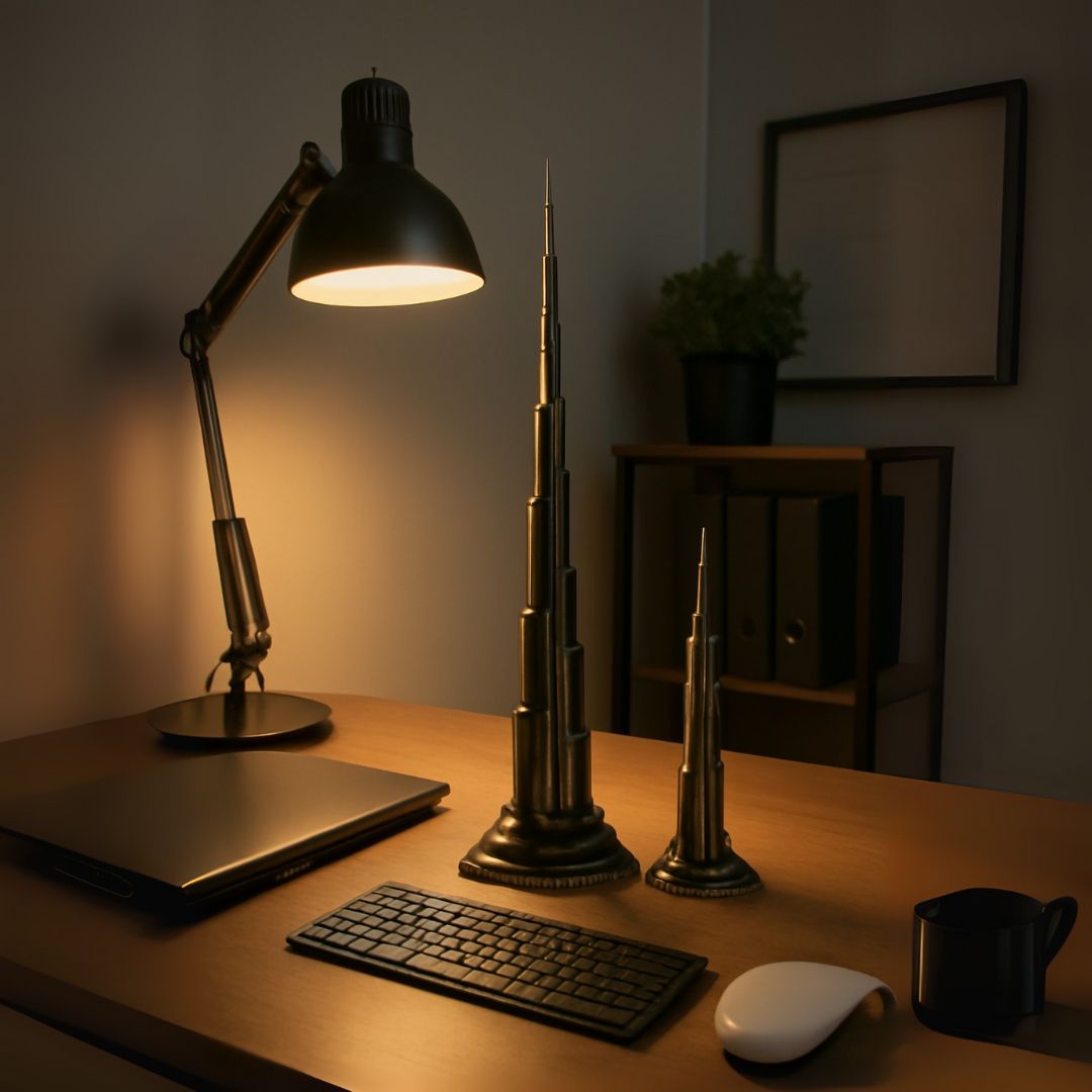 Metallic Burj Khalifa Miniature – 2 sizes available
