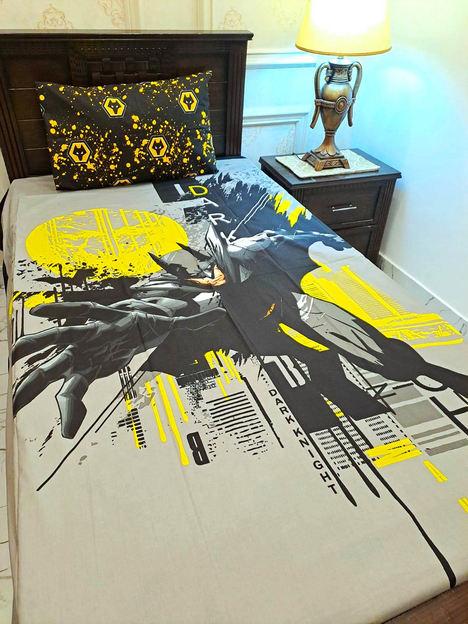 Kids Printed Bed Sheet Set (Single)