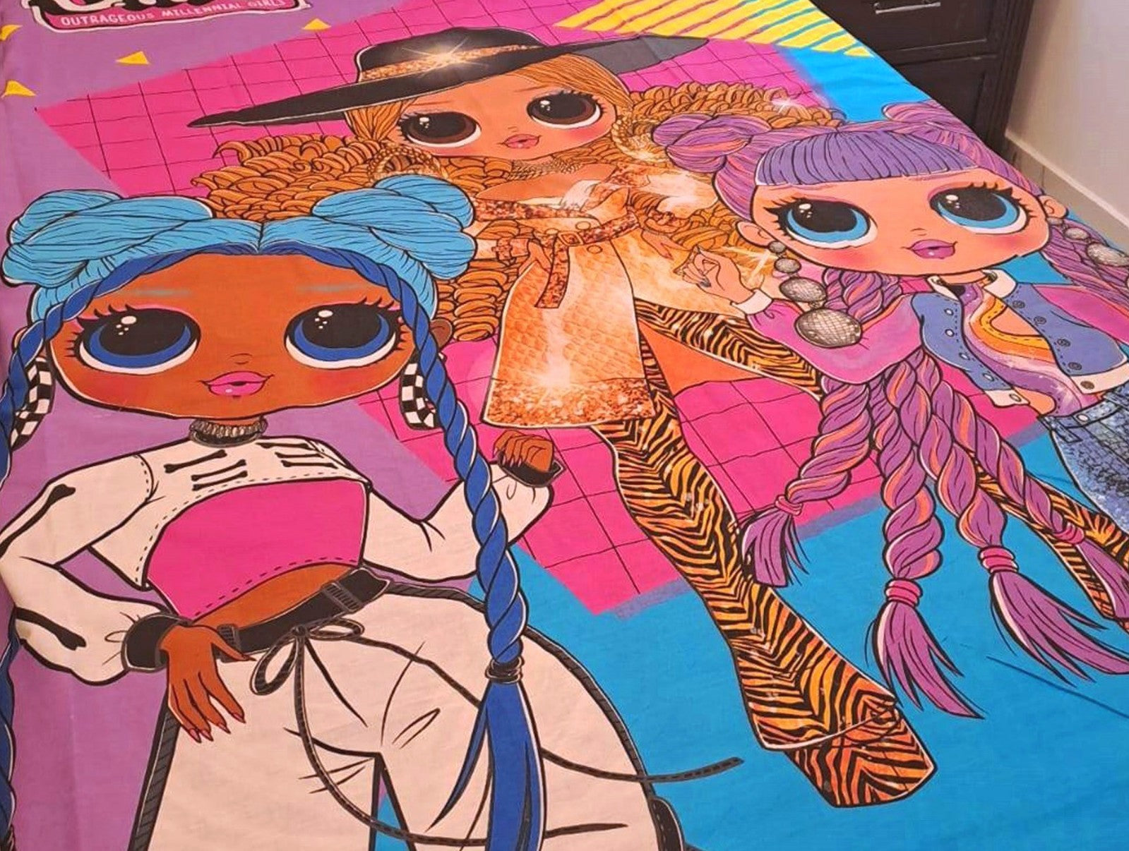 Kids Printed Bed Sheet Set (Single)