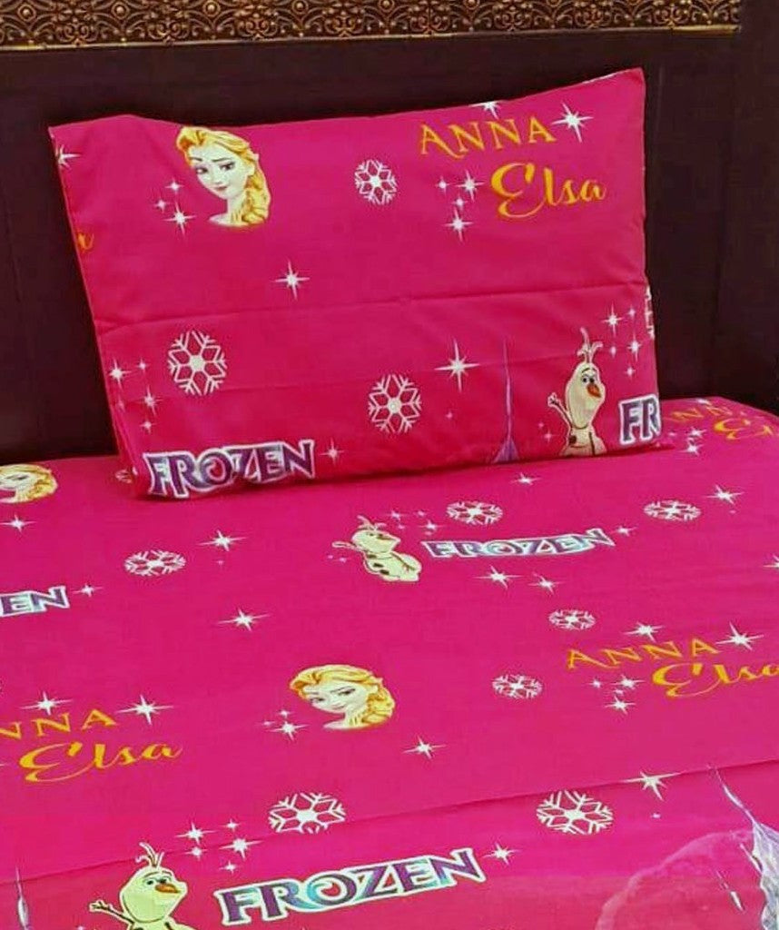 Kids Printed Bed Sheet Set (Single)