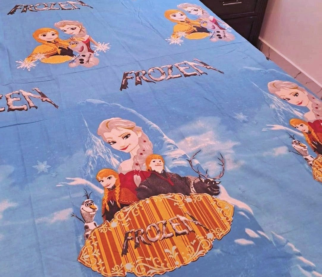Kids Printed Bed Sheet Set (Single)